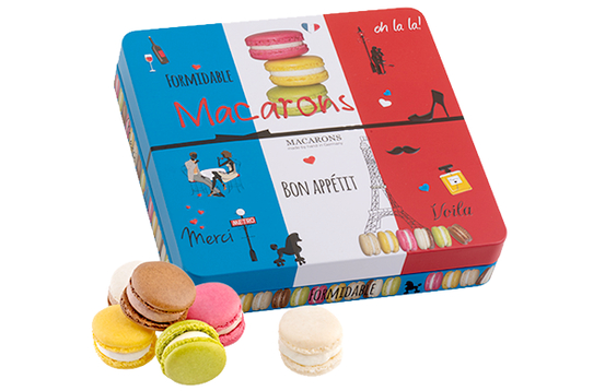 Macaron Präsentdose „Bon Appétit“